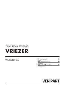 Bedienungsanleitung Veripart VPMNVR50CW Gefrierschrank