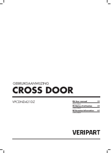 Bedienungsanleitung Veripart VPCDND421DZ Kühl-gefrierkombination
