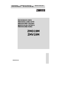 Manuál Zanussi ZMO19M Mikrovlnná trouba