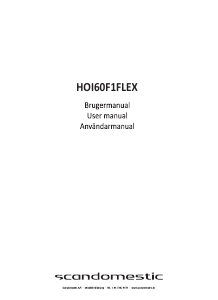 Brugsanvisning Scandomestic HOI60F1FLEX Kogesektion