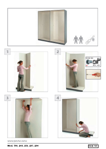 사용 설명서 Goossens Easy Storage 옷장