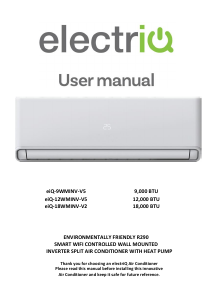 Bruksanvisning ElectriQ eiQ-9WMINV-V5 Luftkonditionering
