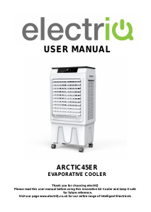 Manual ElectriQ ARCTIC45ER Fan