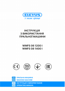 Bruksanvisning Eleyus WMFS 06 1200 I Tvättmaskin