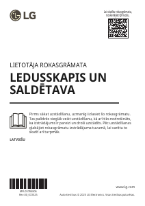 Rokasgrāmata LG GBBS726AEV Ledusskapis ar saldētavu