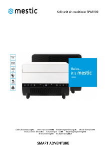 Brugsanvisning Mestic SPA-5100 Varmepumpe