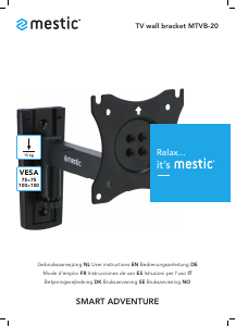 Manual Mestic MTVB-20 Wall Mount