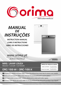 Mode d’emploi Orima ORC 166 X Lave-vaisselle