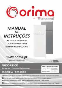 Bruksanvisning Orima ORA 232 W Kyl-frys