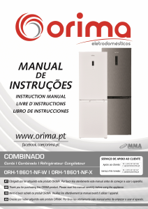 Bruksanvisning Orima ORH 18601 NF X Kyl-frys