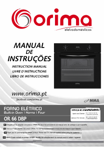 Handleiding Orima OR 66 DBP Oven