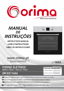 Handleiding Orima OR 65 THAX Oven