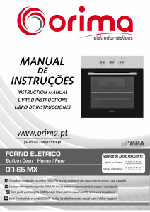 Manual Orima OR 65 MX Oven
