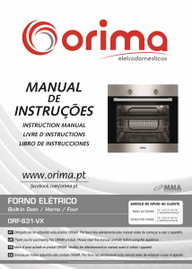 Manual Orima ORF 631 VX Oven