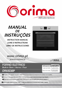 Handleiding Orima OR 65 DBP Oven