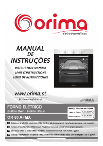 Handleiding Orima OR 80 AFMX Oven