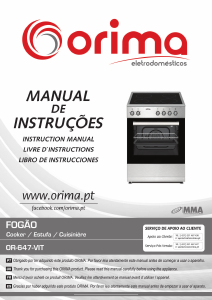 Manual de uso Orima OR 647 VIT Cocina