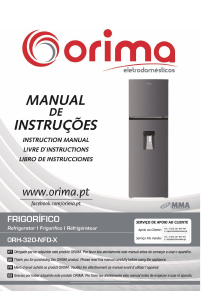 Manual Orima ORH 320 NFDX Fridge-Freezer