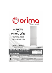 Mode d’emploi Orima ORH 342 BI Réfrigérateur combiné