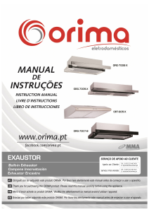 Mode d’emploi Orima ORG 7009 X Hotte aspirante