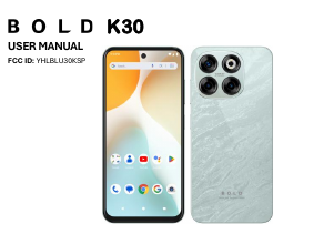 Bruksanvisning BLU Bold K30 Mobiltelefon