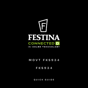 Mode d’emploi Festina F23000 Connected D Montre connectée