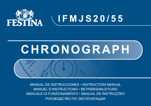 Manual Festina F20636 On The Square Relógio de pulso