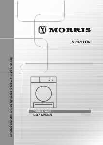 Bruksanvisning Morris MPD-91126 Torktumlare