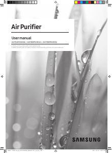 Manual Samsung AX70B9550GG Air Purifier