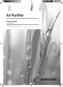 Manual Samsung AX32BG3100GBST Air Purifier