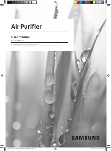Manual Samsung AX32BG3100GBTC Air Purifier