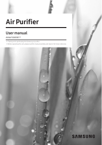 Manual Samsung AX46BG5000GS Air Purifier