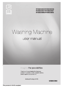 Manual Samsung WT80B3560GB Washing Machine