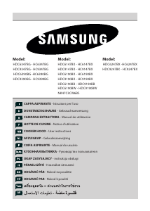Használati útmutató Samsung NK47C3CW6BS/SA Páraelszívó