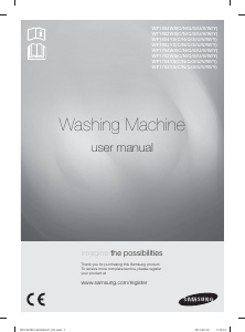 Käyttöohje Samsung WF1704WSV EcoBubble Pesukone