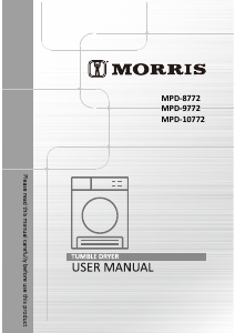 Handleiding Morris MPD-10772 Wasdroger
