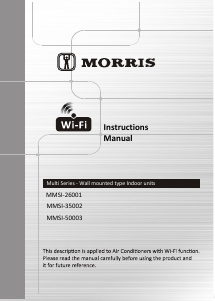Handleiding Morris MMSI-50003 Airconditioner