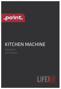 Handleiding Point POKM5010 Keukenmachine