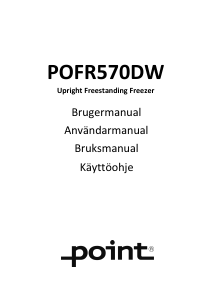 Brugsanvisning Point POFR570DW Fryser