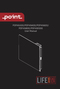 Bruksanvisning Point POPAN1000 Värmefläkt