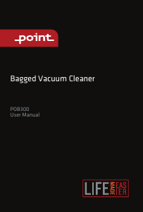 Brugsanvisning Point POB300 Støvsuger