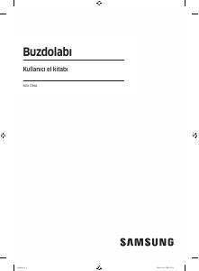 Kullanım kılavuzu Samsung RB50DG601EB1 Donduruculu buzdolabı