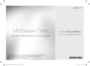 Bruksanvisning Samsung MC28A5145VR/TL Mikrovågsugn