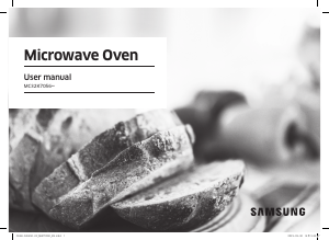 Manual Samsung MC32K7056CR/TL Microwave
