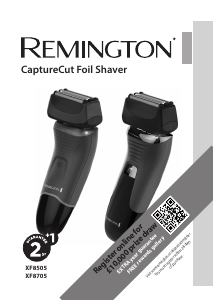 Bruksanvisning Remington XF8505 CaptureCut Rakapparat