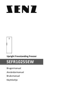 Käyttöohje Senz SEFR10255EW Pakastin