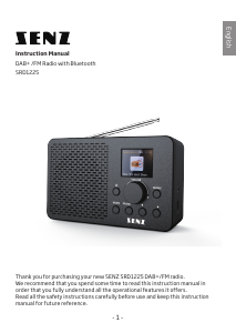 Manual Senz SRD1225 Radio