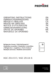 Manual Premiere KGC 25116 S Fridge-Freezer
