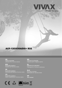 Priručnik Vivax ACP-12CH35AEHI+ R32 Klimatizacijski uređaj