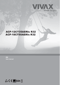 Bruksanvisning Vivax ACP-12CT35AERI+ R32 Luftkonditionering